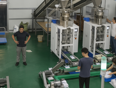 塩包装機 ターンキーライン ソリューション 高速VFFSとオープンマウスバッグの統合