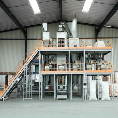 塩の自動計量と袋包装のための完全な産業生産ライン