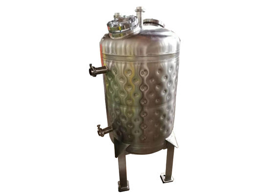 ビール発酵のためのSS316L 2000Lの枕版のジャケット タンク