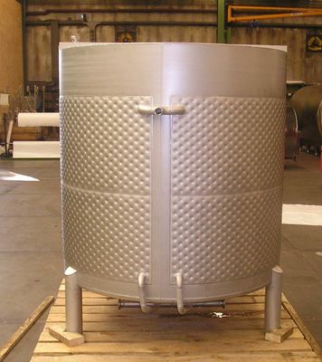 ステンレス鋼の1500L枕版のジャケット タンク