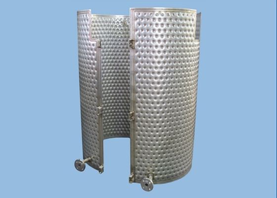 溶媒のための磨かれた300L枕版のジャケット タンク
