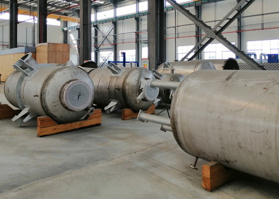 High Heat Transfer Coefficient MVR Evaporator , Tubular Forced Circulation Evaporator